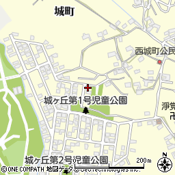 奈良県大和郡山市城町1812-24周辺の地図