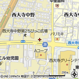 スターバックスコーヒー岡山西大寺店周辺の地図