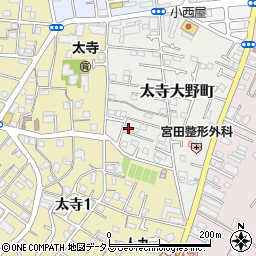 兵庫県明石市太寺大野町2663周辺の地図