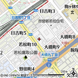 兵庫県神戸市長田区若松町9丁目2周辺の地図