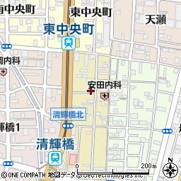 岡山県岡山市北区清輝本町1-19周辺の地図