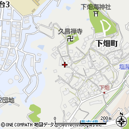 兵庫県神戸市垂水区下畑町周辺の地図