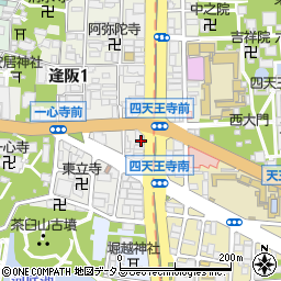 天王寺漢方周辺の地図