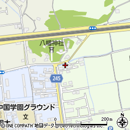 岡山県岡山市北区西花尻1297-10周辺の地図