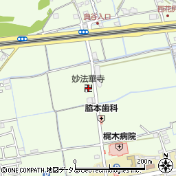 妙法華寺周辺の地図