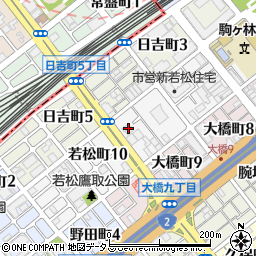 兵庫県神戸市長田区若松町9丁目周辺の地図