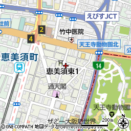 恵美須東クリニック周辺の地図