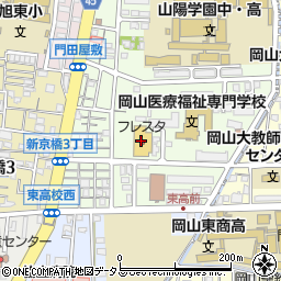 フレスタ門田屋敷店周辺の地図