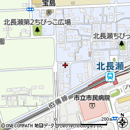 岡山県岡山市北区北長瀬本町24-33周辺の地図