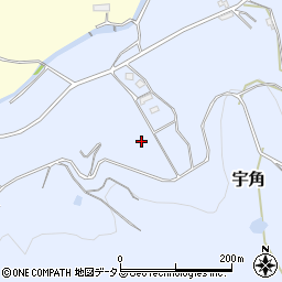 岡山県小田郡矢掛町宇角周辺の地図