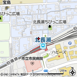 岡山県岡山市北区北長瀬本町22-23周辺の地図