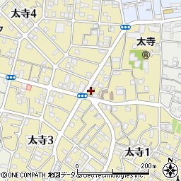 コープこうべコープミニ太寺周辺の地図