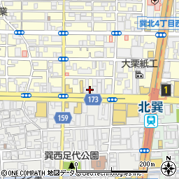 大阪個人旅客自動車協同組合周辺の地図