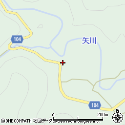 広島県福山市山野町矢川327-2周辺の地図