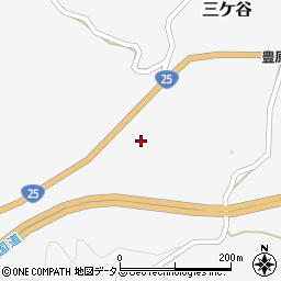 奈良県山辺郡山添村三ケ谷1500周辺の地図
