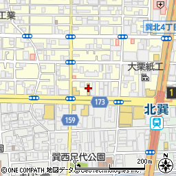 ＨｏｎｄａＣａｒｓ大阪生野店周辺の地図