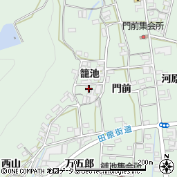 愛知県田原市大久保町籠池27周辺の地図