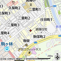 兵庫県神戸市長田区庄田町周辺の地図