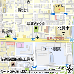 生野ハイツ管理事務所周辺の地図
