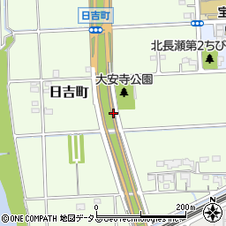 岡山県岡山市北区日吉町周辺の地図