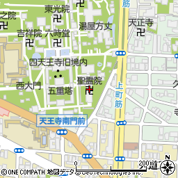 聖霊院周辺の地図