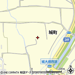 奈良県大和郡山市城町周辺の地図