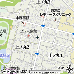 兵庫県明石市上ノ丸2丁目1-12周辺の地図