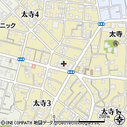 太寺会館周辺の地図