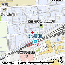 岡山県岡山市北区北長瀬本町22周辺の地図