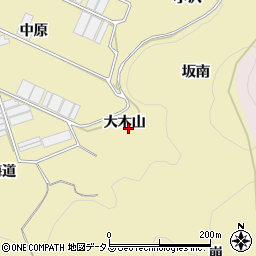 愛知県田原市宇津江町大木山周辺の地図
