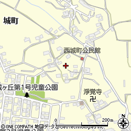 奈良県大和郡山市城町341周辺の地図