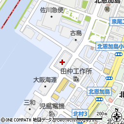 レディースムービング　大阪営業所周辺の地図
