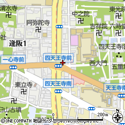 KASUYA 四天王寺店周辺の地図