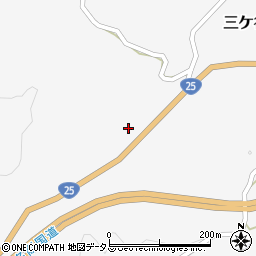 奈良県山辺郡山添村三ケ谷1502周辺の地図