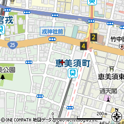 ＣＡＳＡＭＴ恵美須駅前周辺の地図