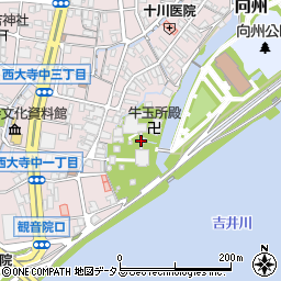西大寺周辺の地図