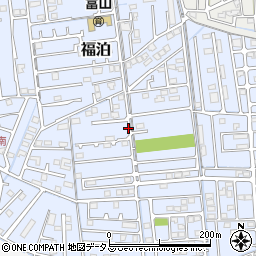 岡山県岡山市中区福泊周辺の地図