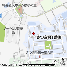 三重県名張市さつき台１番町130周辺の地図