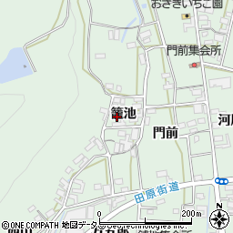 愛知県田原市大久保町籠池周辺の地図