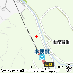 島根県益田市本俣賀町周辺の地図