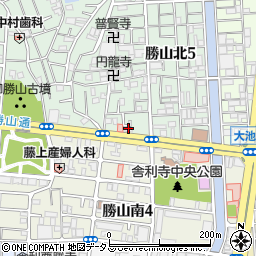 勝山通周辺の地図