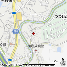 兵庫県神戸市垂水区名谷町社谷周辺の地図