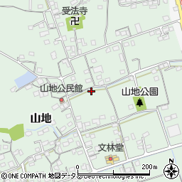 岡山県倉敷市山地104周辺の地図