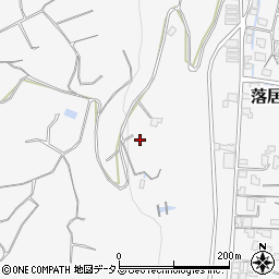 静岡県牧之原市落居周辺の地図
