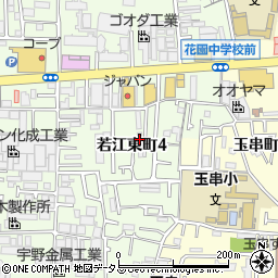 ガーデンハイツ若江東Ｂ棟周辺の地図