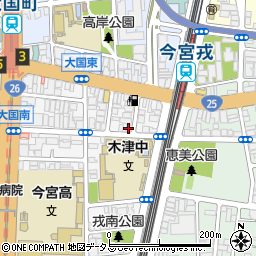 ラッキー製菓周辺の地図