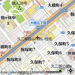久二塚西住宅周辺の地図
