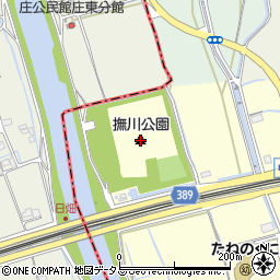 撫川公園周辺の地図