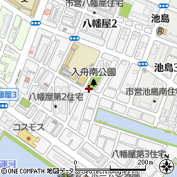 大阪府大阪市港区八幡屋周辺の地図