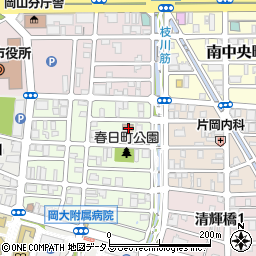 岡山県労働組合会議周辺の地図